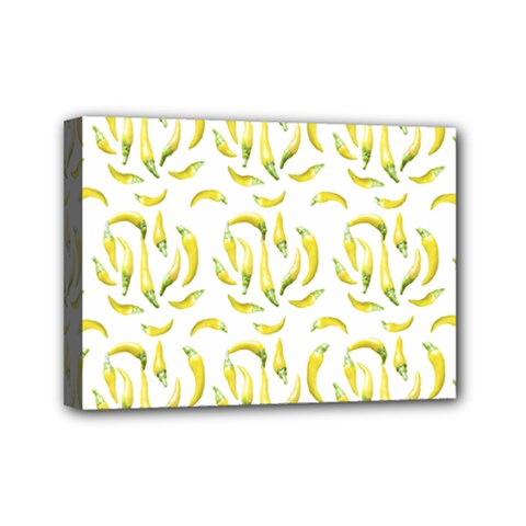 Chilli Pepers Pattern Motif Mini Canvas 7  X 5  by dflcprints