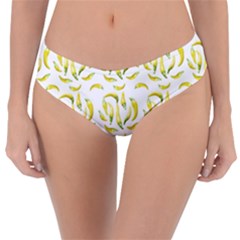 Chilli Pepers Pattern Motif Reversible Classic Bikini Bottoms by dflcprints