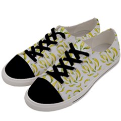 Chilli Pepers Pattern Motif Men s Low Top Canvas Sneakers by dflcprints