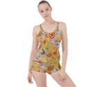 Easter Bunny And Egg Basket Boyleg Tankini Set  View1