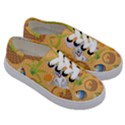 Easter Bunny And Egg Basket Kids  Classic Low Top Sneakers View3