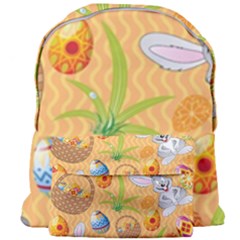 Easter Bunny And Egg Basket Giant Full Print Backpack