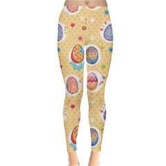 Fun Easter Eggs Leggings  by allthingseveryone