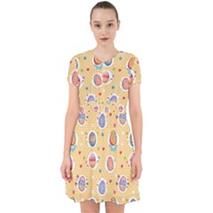 Fun Easter Eggs Adorable In Chiffon Dress