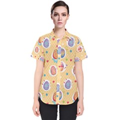 Fun Easter Eggs Women s Short Sleeve Shirt