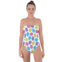 Polka dot Easter Eggs Tie Back One Piece Swimsuit View1