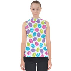 Polka Dot Easter Eggs Shell Top