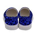 Blue Cheetah Print  Women s Canvas Slip Ons View4