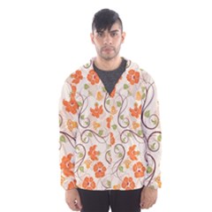 Honeysuckle Delight Hooded Wind Breaker (men) by allthingseveryone