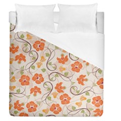 Honeysuckle Delight Duvet Cover (queen Size) by allthingseveryone