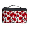 Red Flowers Cosmetic Storage Case View1