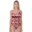 Red Flowers Camisole Leotard  View1