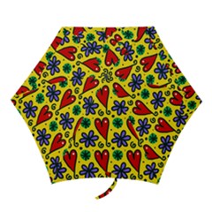 Spring Love Mini Folding Umbrellas by allthingseveryone