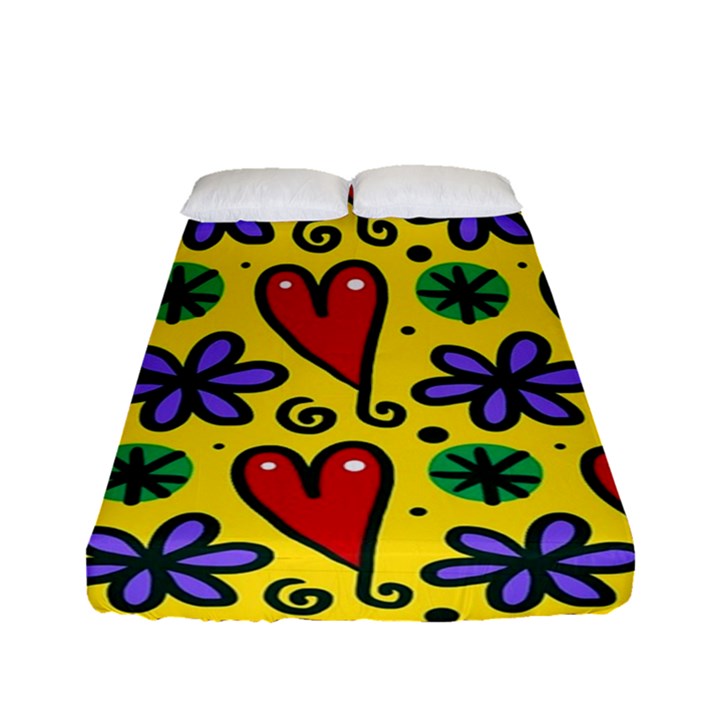 Spring Love Fitted Sheet (Full/ Double Size)