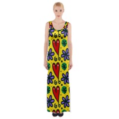 Spring Love Maxi Thigh Split Dress