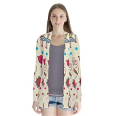 Spring Time Fun Drape Collar Cardigan by allthingseveryone