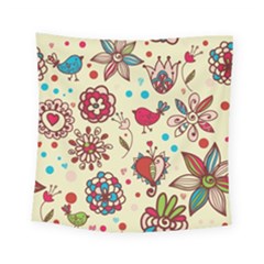 Spring Time Fun Square Tapestry (small) by allthingseveryone