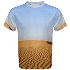 Desert Dunes With Blue Sky Men s Cotton Tee by Ucco