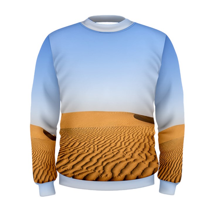 Desert Dunes With Blue Sky Men s Sweatshirt