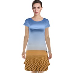 Desert Dunes With Blue Sky Cap Sleeve Nightdress by Ucco