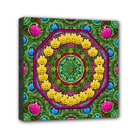 Bohemian Chic In Fantasy Style Mini Canvas 6  X 6  by pepitasart