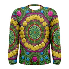 Bohemian Chic In Fantasy Style Men s Long Sleeve Tee by pepitasart