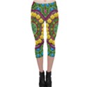 Bohemian Chic In Fantasy Style Capri Leggings  View1