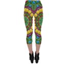 Bohemian Chic In Fantasy Style Capri Leggings  View2