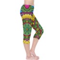 Bohemian Chic In Fantasy Style Capri Leggings  View4