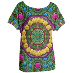 Bohemian Chic In Fantasy Style Women s Oversized Tee