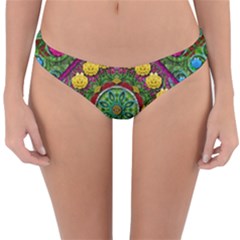 Bohemian Chic In Fantasy Style Reversible Hipster Bikini Bottoms by pepitasart