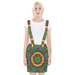 Bohemian Chic In Fantasy Style Braces Suspender Skirt by pepitasart