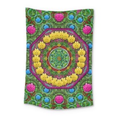 Bohemian Chic In Fantasy Style Small Tapestry by pepitasart