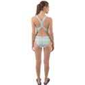 Green Pastel Plaid Cut-Out Back One Piece Swimsuit View2