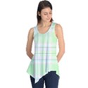 Green Pastel Plaid Sleeveless Tunic View1