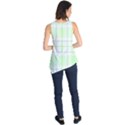 Green Pastel Plaid Sleeveless Tunic View2