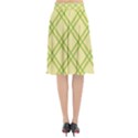 Tartan (yellow and green)  Flared Midi Skirt View2