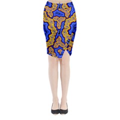 Emu Dreaming Midi Wrap Pencil Skirt by hogartharts