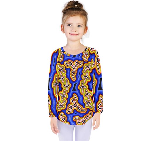 Emu Dreaming Kids  Long Sleeve Tee by hogartharts