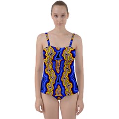 Emu Dreaming Twist Front Tankini Set