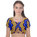 Emu Dreaming Velvet Short Sleeve Crop Top  View1