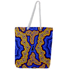 Emu Dreaming Full Print Rope Handle Tote (large)