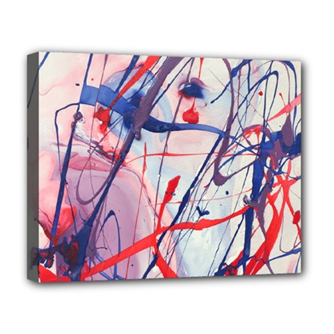 Messy Love Deluxe Canvas 20  X 16   by LaurenTrachyArt