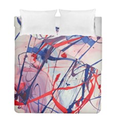 Messy Love Duvet Cover Double Side (full/ Double Size) by LaurenTrachyArt