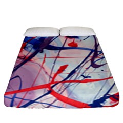 Messy Love Fitted Sheet (king Size) by LaurenTrachyArt