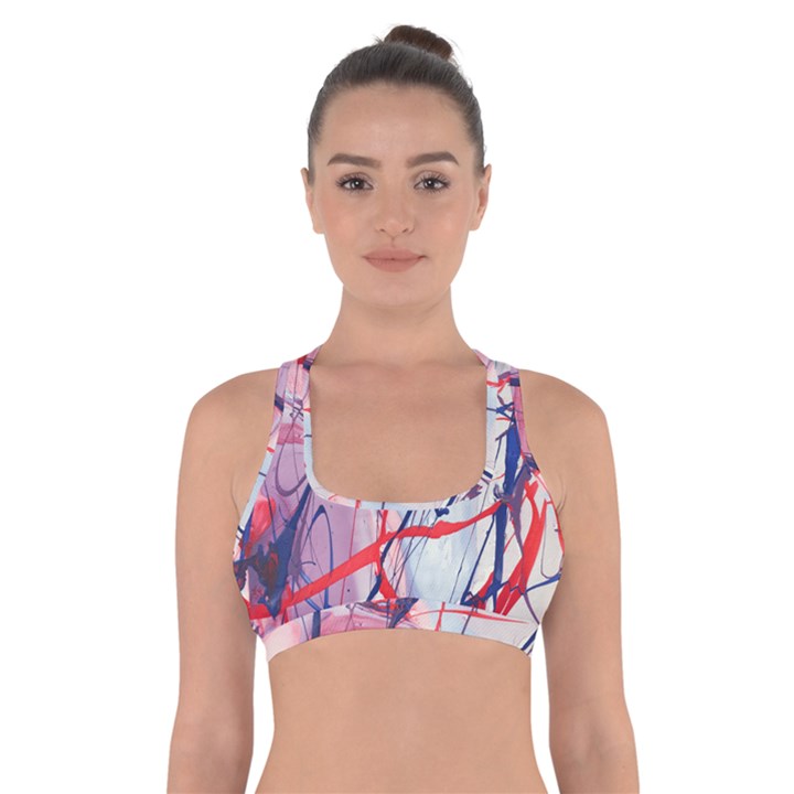 Messy Love Cross Back Sports Bra