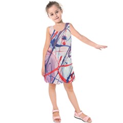 Messy Love Kids  Sleeveless Dress by LaurenTrachyArt