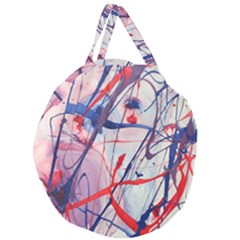 Messy Love Giant Round Zipper Tote