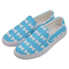 Dog Bone Background Dog Bone Pet Men s Canvas Slip Ons