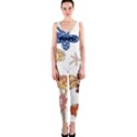 Flowers Butterflies Dragonflies OnePiece Catsuit View1